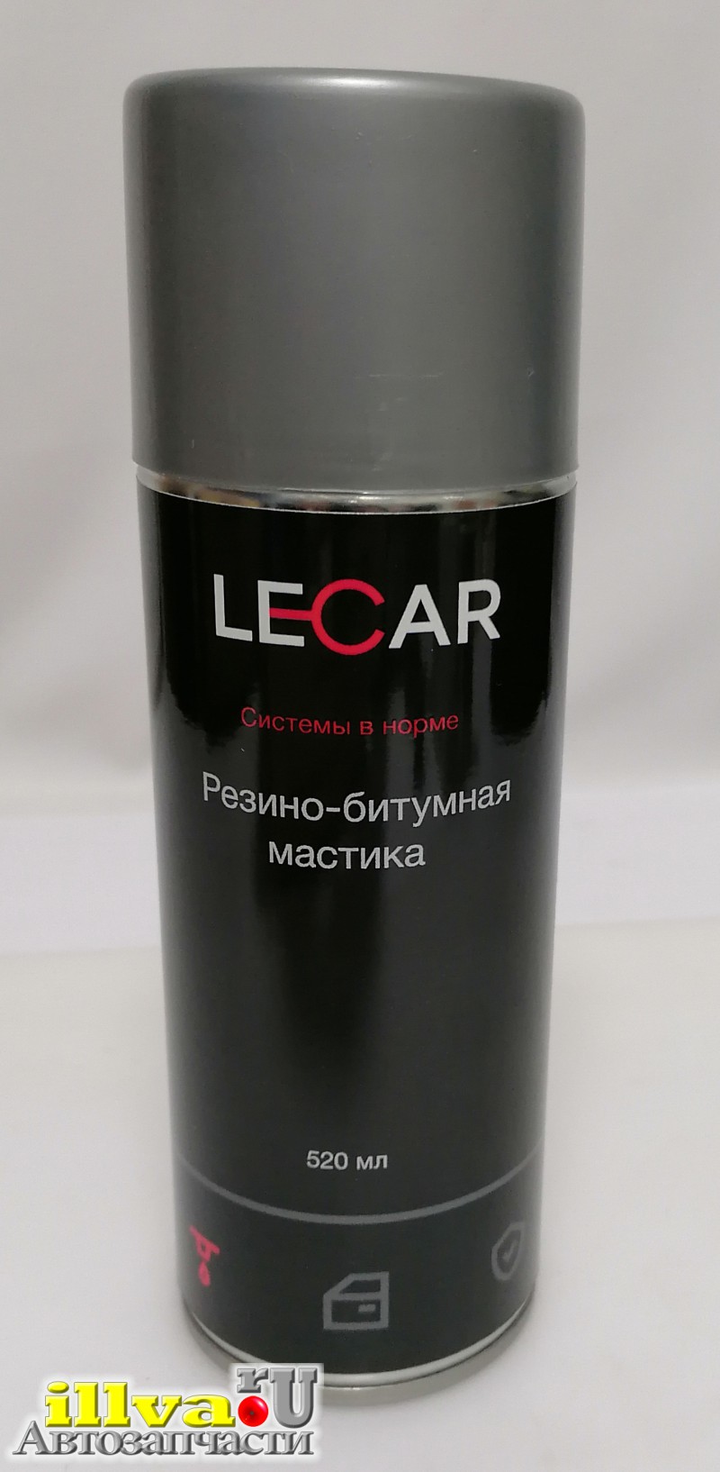 Резино-битумная мастика LECAR 520 мл, аэрозоль LECAR 000020111 купить