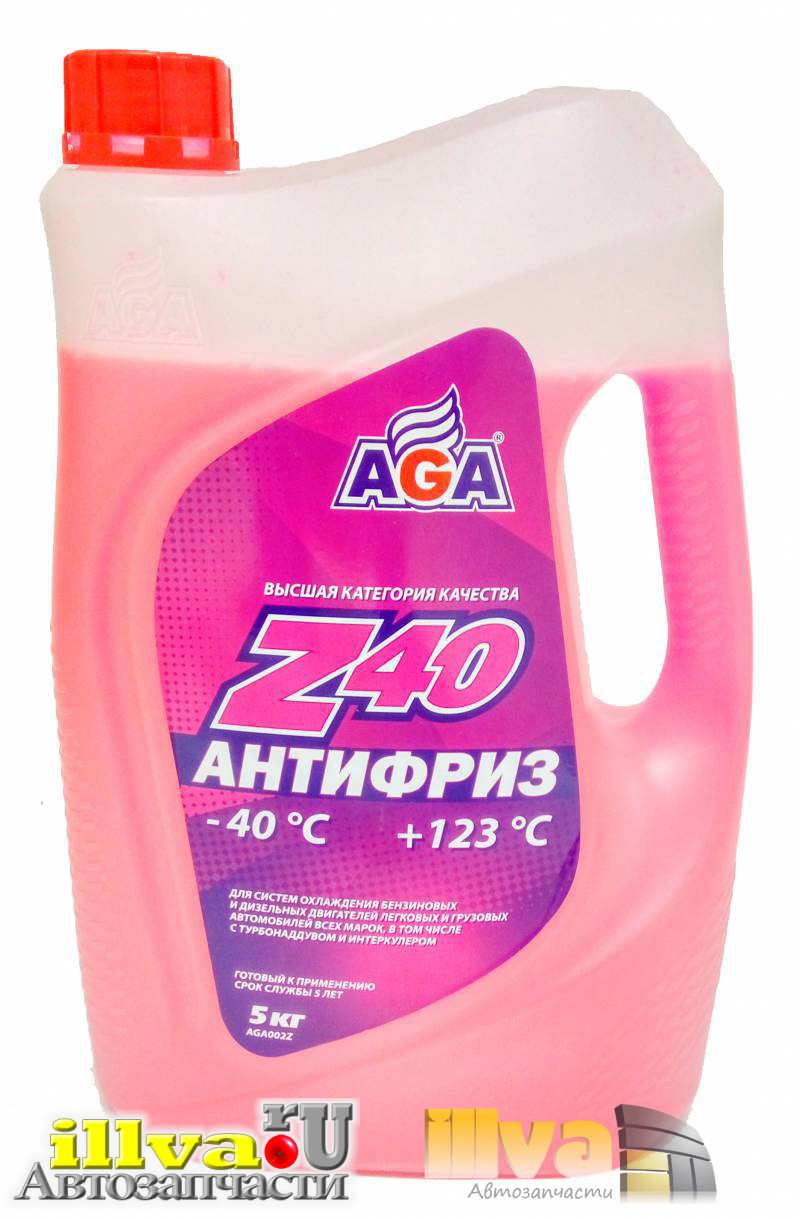 Антифриз aga z40 допуски