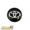 Колпак, заглушка для литых дисков Тойота черные D56/51/12 Toyota черная хром Sklad 4
