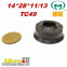 Сальник под шток 14 мм в размере 14*28*11/13 NAK тип сальника TC49 0