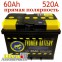 Аккумулятор Тюмень 60 А/ч, прямая полярность, 12В, 550A (EN) 6CT-60L 1