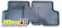 Коврики EVA 3D салона соты для Lada Largus 2012-н.в. Seintex 95244 5