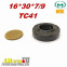 Сальник под шток 16 мм в размере 16*30*7/9 NAK тип сальника TC41 0