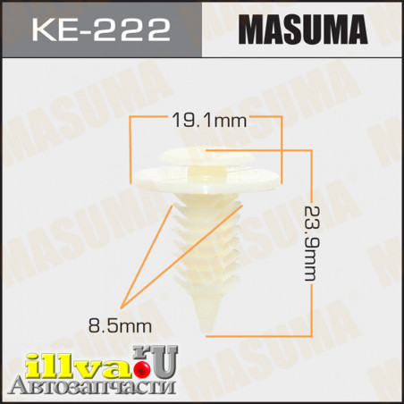 Клипса пистон обивки двери MASUMA 6503709 KE-222