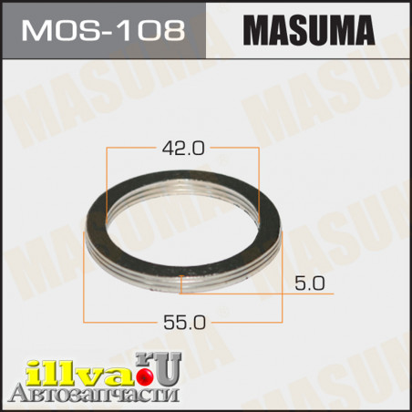 Кольцо глушителя 42 х 55 x 5 MASUMA MOS108