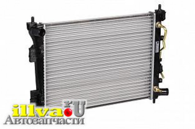 Радиатор охлаждения Hyundai Solaris 10-; Kia Rio 11- АКПП 25310-0U050 Luzar LRC 081L4