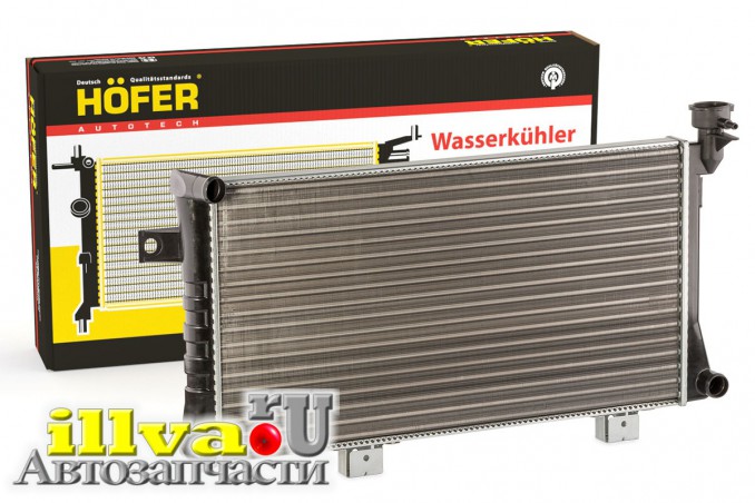 Радиатор системы охлаждения Нива для а/м ваз 21213, алюминий 21213-1301012 Hofer  HF708413