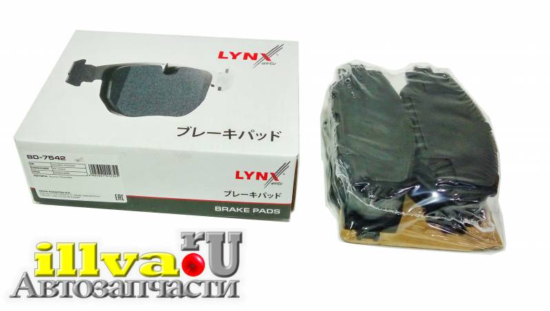 Колодки тормозные передние Toyota, Lexus LYNXauto BD-7542