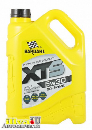 Моторное масло BARDAHL синтетическое 5W-30 XTS SL/CF A5/B5 - 5л