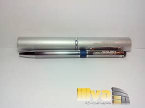 Ручка руководителя шариковая SS20 металлическая (хромированная) + стилус для планшетов и смартфонов