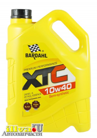 Моторное масло BARDAHL полусинтетическое 10W-40 XTC SN/CF 5 л