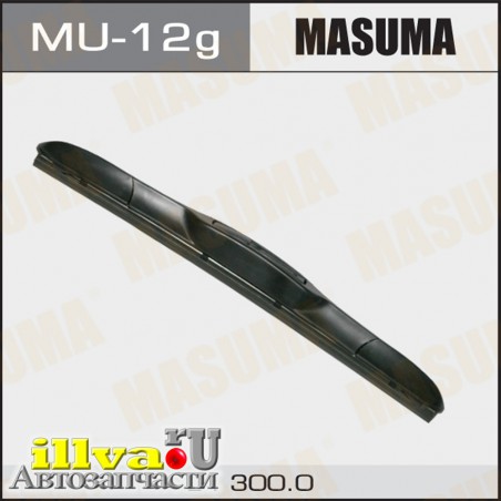 Щетка стеклоочистителя гибридная MASUMA 12/300 мм крюк MU 12g