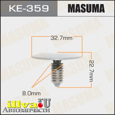 Клипса пистон обивки двери N805315 MASUMA KE-359