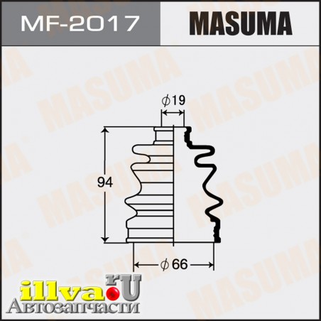 Пыльник ШРУС Suzuki Swift 00-05 наружный 66 x 94 x 19 MASUMA MF-2017
