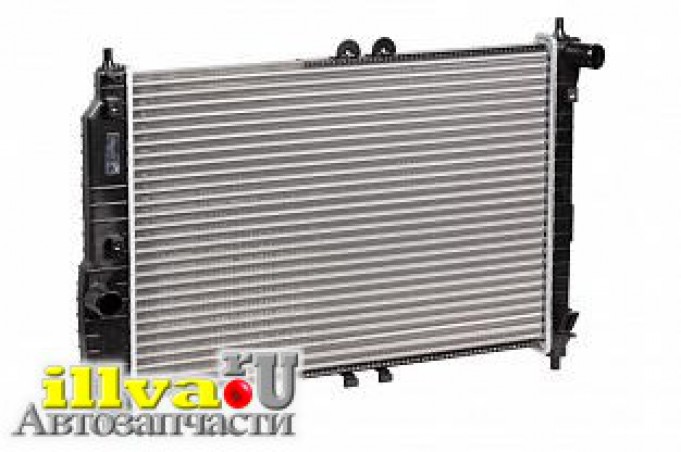 Радиатор охлаждения Chevrolet Aveo с двс 1.4 05- МКПП +A/C 96536525 Luzar LRc CHAv05125