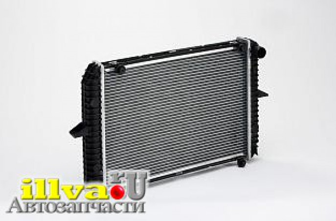 Радиатор охлаждения для а/м газ 3302 алюминий 2х-рядный с ушками Luzar LRc 0302b