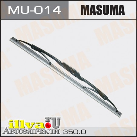 Щетка стеклоочистителя каркасная MASUMA 14/350 мм крюк Nano Graphite MU014