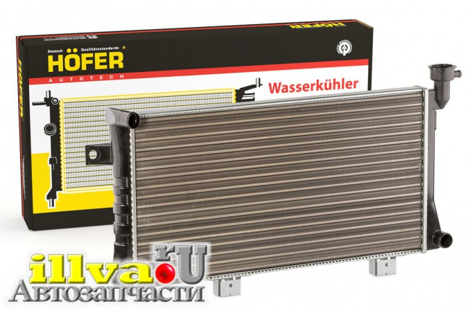 Радиатор Нива для а/м ваз 21214, радиатор системы охлаждения 21214-1301012 Hofer алюминиевый HF708414