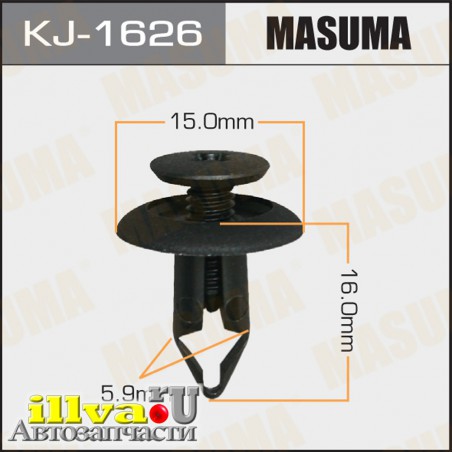 Клипса пистон обивки двери MB344728 MASUMA KJ-1626