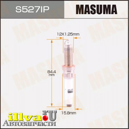 Свеча зажигания MASUMA Iridium + Platinum S527IP аналог NGK SILZKGR8B8S