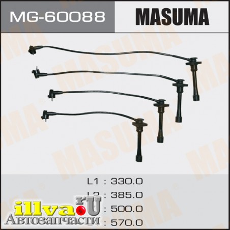 Провода высоковольтные для Toyota Corolla (E100) 91-02, Corona, Carina (4A,5A,7A,4E,5E/FE) MASUMA MG-60088