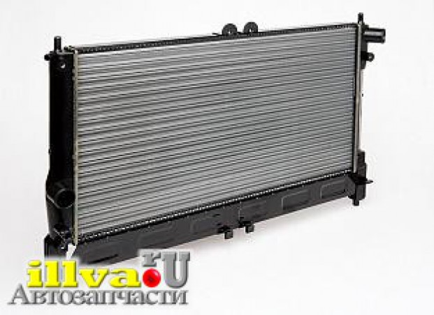Радиатор охлаждения Chevrolet Lanos; ZAZ Chance с двс 1.5-1.6 MT, +A/C сборный P96182261 Luzar LRc 0561