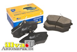 Колодки тормозные для Audi 80 (91-94), A4 (94-01), VW Passat (88-97), Golf III (91-99) 8D0 698 151 дисковые передние KRAFT KT 091394