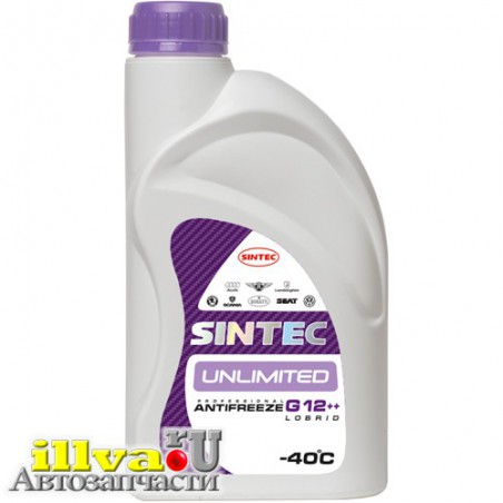 Антифриз Sintec Unlimited фиолетовый G12++ 1 кг до -40  801502