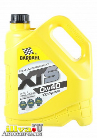 Моторное масло BARDAHL синтетическое 0W-40 XTS SM/CF 4 л