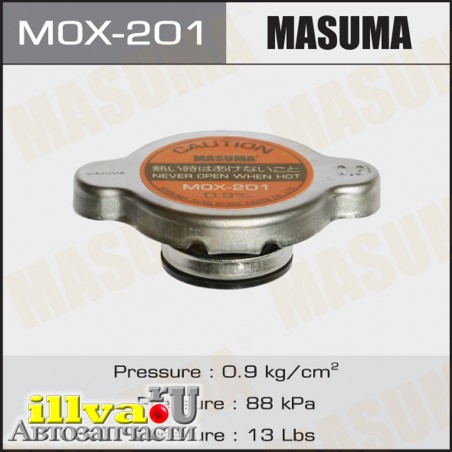Крышка радиатора MASUMA 0.9 kg/cm2 MOX201