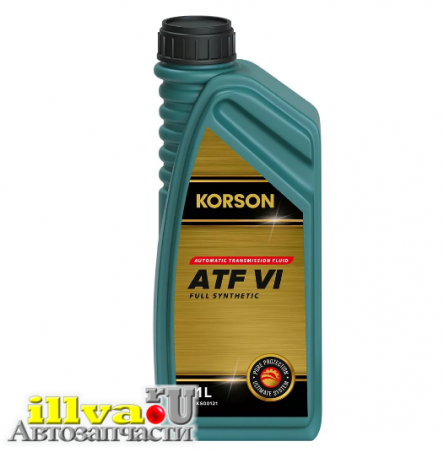 Трансмиссионное синтетическое масло KORSON FULL SYNTHETIC ATF VI 1 л KS00121