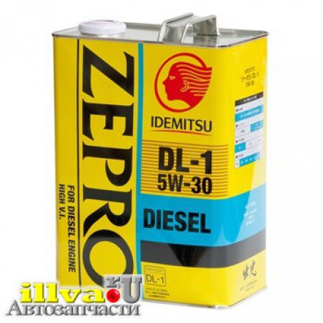 Масло моторное синтетическое IDEMITSU ZEPRO DIESEL DL-1 5W-30 C2 4 л 2156-004