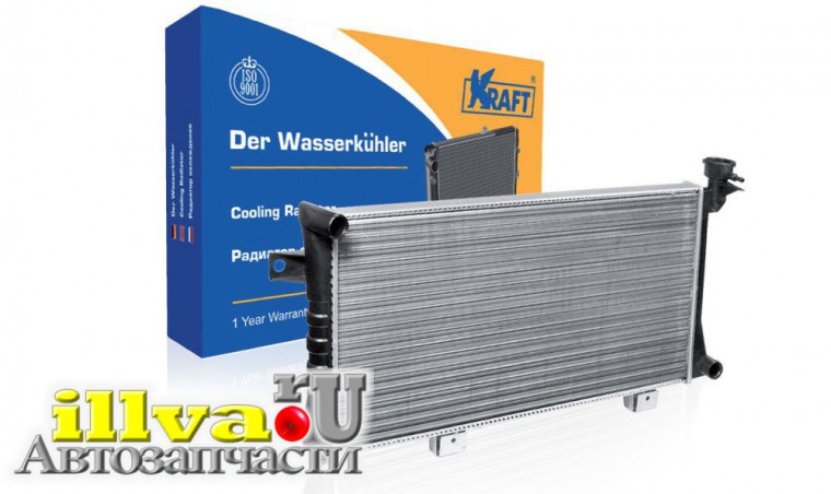 Радиатор охлаждения для а/м ваз Нива 21213 алюминий Kraft KT 104008
