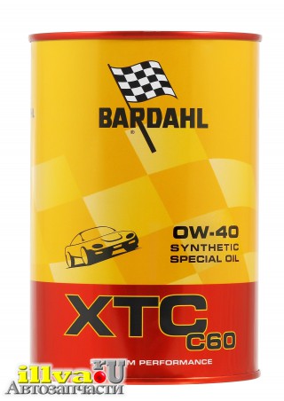 ( Снят, замена 300039) Моторное масло BARDAHL специальное синтетическое XTC C60 0W40 AUTO 1 л