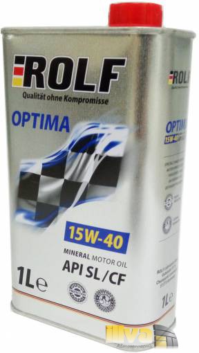 Моторное масло 15W40 ROLF Optima минеральное SL/CF 1 литр