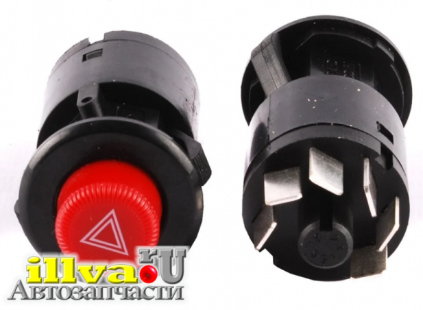 Кнопка аварийной сигнализации - ваз 2106 6 контактов нового образца 245.3710 245.3710