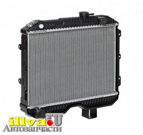 Радиатор охлаждения для а/м уаз алюминий 2х-рядный 3741-1301012 Luzar LRc 0347b