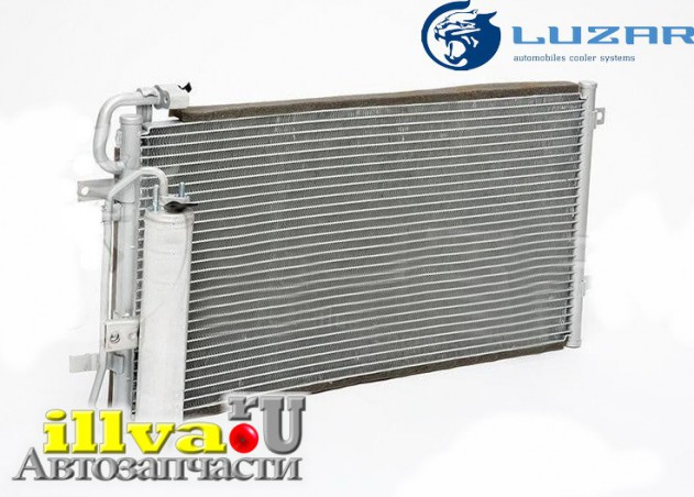 Радиатор кондиционера Приора для а/м ваз 2170 Halla LRAC 0127