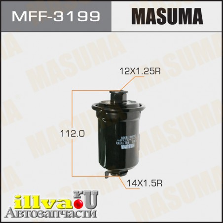 Фильтр топливный Toyota Avensis (T220) 97-03, Caldina -96, Camry (V20) 96- MASUMA MFF-3199