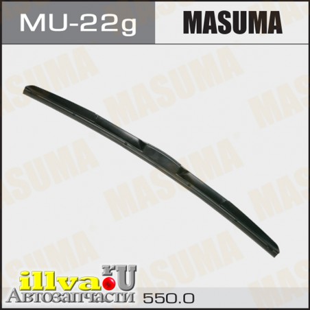 Щетка стеклоочистителя гибридная MASUMA 22/550 мм крюк MU-22g
