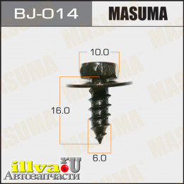 Саморез 6 x 16 мм 10 шт MASUMA BJ014