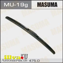 Щетка стеклоочистителя гибридная MASUMA 19/475 мм крюк MU 19g
