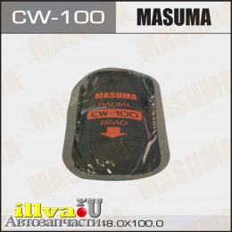 Заплатки кордовые 100 х 48 мм 1 слой корда 5 шт MASUMA CW-100