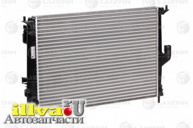 Радиатор охлаждения Lada Largus 12-; Renault Logan 08-, Duster 10-; Nissan Almera 12- для МКПП +A/C комплектаций - 2140000Q3E Luzar LRcRELo08139