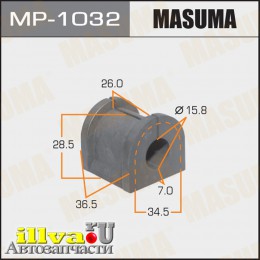 Втулка стабилизатора Mitsubishi Outlander (CU) 03-09 заднего D=15.8 MASUMA MP-1032