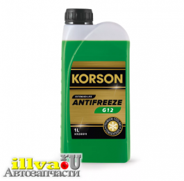Антифриз KORSON G12 Concentrate зеленый 1л KS20011