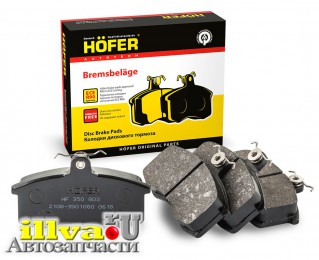 Колодки тормозные передние для а/м ваз 2108, 2109, 2113, 2115, Хофер (HOFER) HF350803
