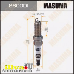 Свеча зажигания MASUMA Double Iridium для HONDA ACCORD, CR-V аналог  (DILKAR7G11GS) (91578) S600DI