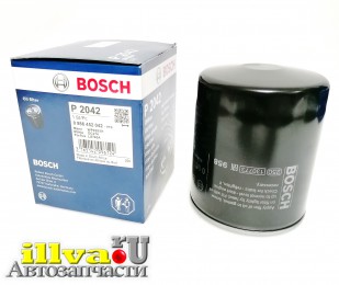 Фильтр масляный HYUNDAI MITSUBISHI Bosch 0 986 452 042