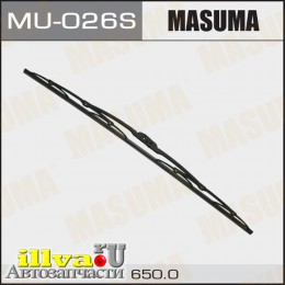 Щетка стеклоочистителя каркасная MASUMA 26/650 мм крюк Стандарт MU026S